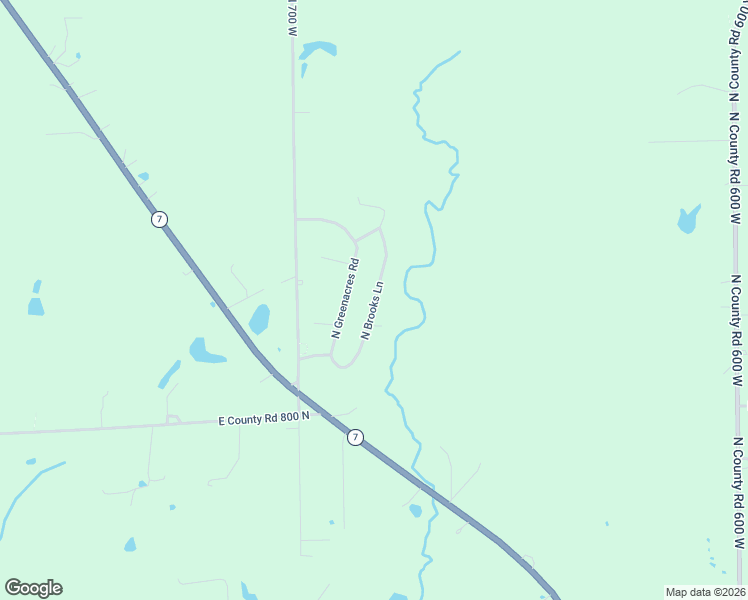 map of restaurants, bars, coffee shops, grocery stores, and more near 8245 North Brooks Lane in Scipio