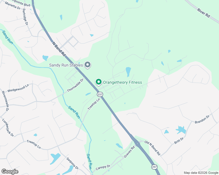 map of restaurants, bars, coffee shops, grocery stores, and more near 1342 North Bend Road in Hebron