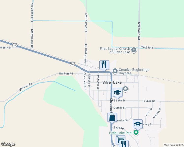 map of restaurants, bars, coffee shops, grocery stores, and more near 102 Masche Street in Silver Lake