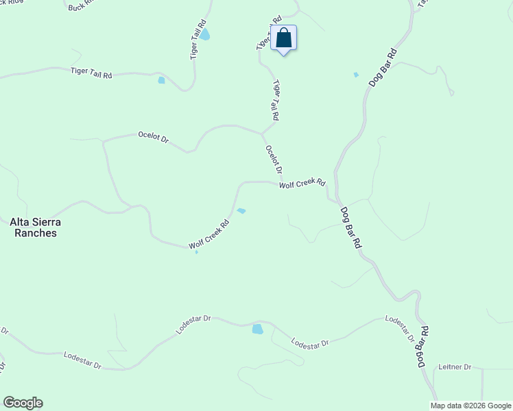 map of restaurants, bars, coffee shops, grocery stores, and more near 20365 Wolf Creek Road in Grass Valley