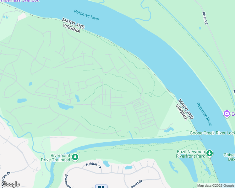 map of restaurants, bars, coffee shops, grocery stores, and more near 18436 Kapalua Terrace in Leesburg