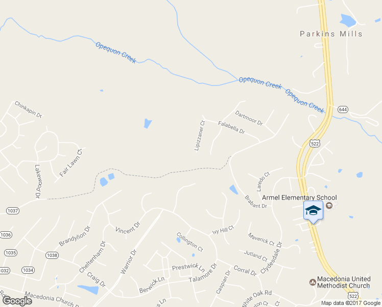 map of restaurants, bars, coffee shops, grocery stores, and more near 120 Lipizzaner Court in Stephens City