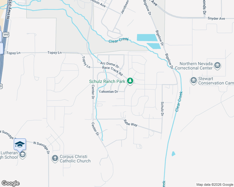 map of restaurants, bars, coffee shops, grocery stores, and more near 1152 Elk Ridge Drive in Carson City