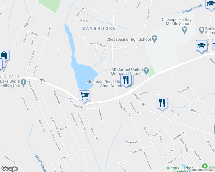 map of restaurants, bars, coffee shops, grocery stores, and more near 8359 Forest Glen Drive in Pasadena