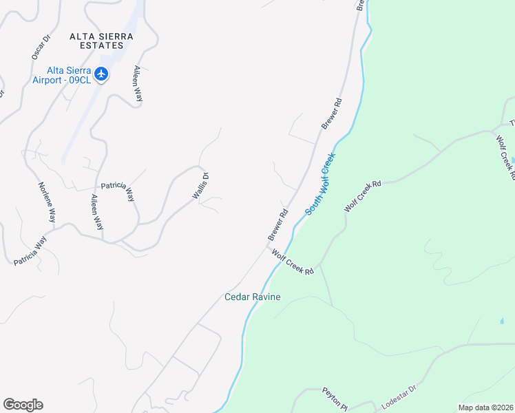map of restaurants, bars, coffee shops, grocery stores, and more near 17428 Brewer Road in Grass Valley