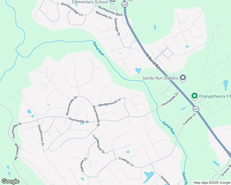 map of restaurants, bars, coffee shops, grocery stores, and more near 1228 Thistledown Court in Hebron