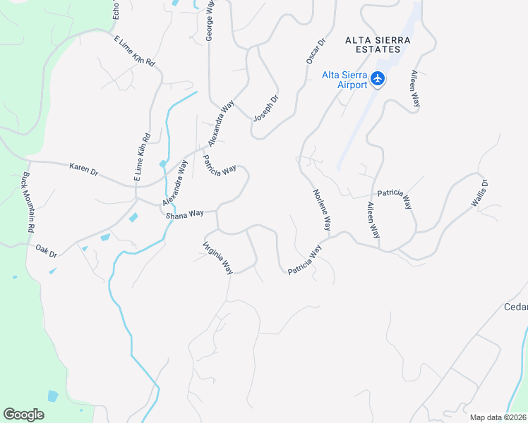 map of restaurants, bars, coffee shops, grocery stores, and more near 16782 Patricia Way in Grass Valley