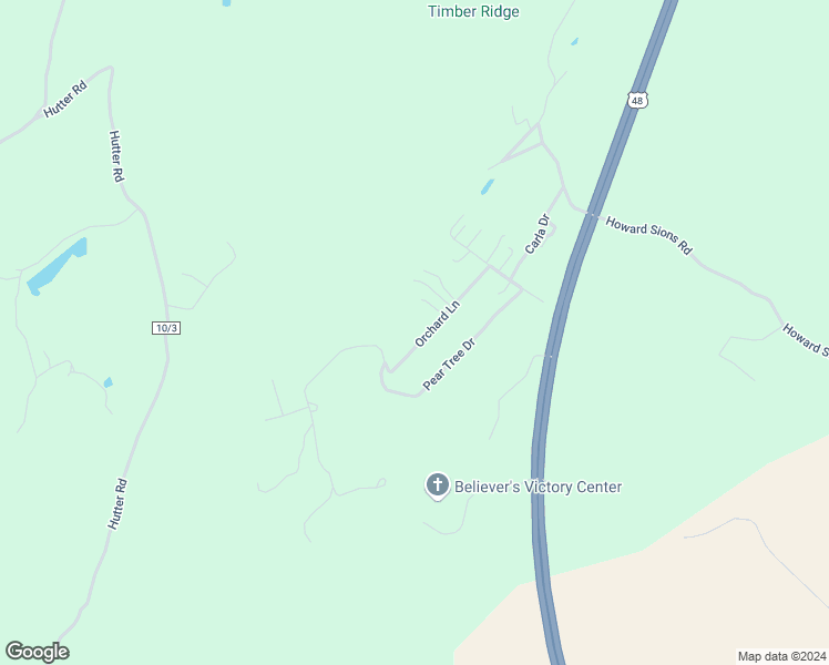 map of restaurants, bars, coffee shops, grocery stores, and more near 140 Orchard Lane in Moorefield