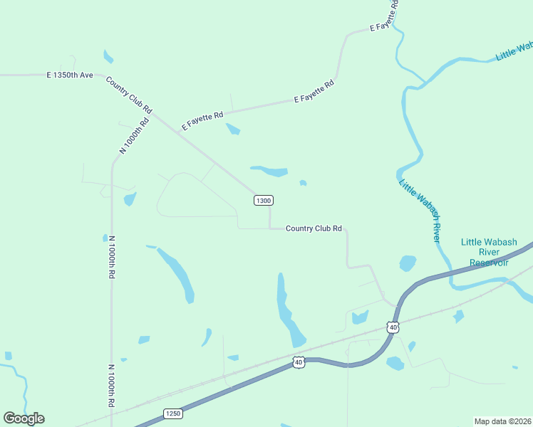 map of restaurants, bars, coffee shops, grocery stores, and more near 1289 Country Club Road in Effingham