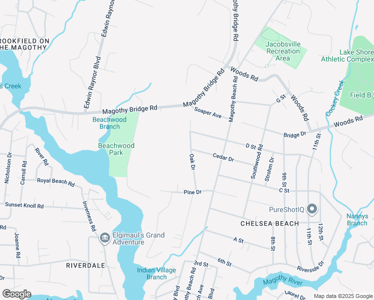 map of restaurants, bars, coffee shops, grocery stores, and more near 174 Oak Drive in Pasadena