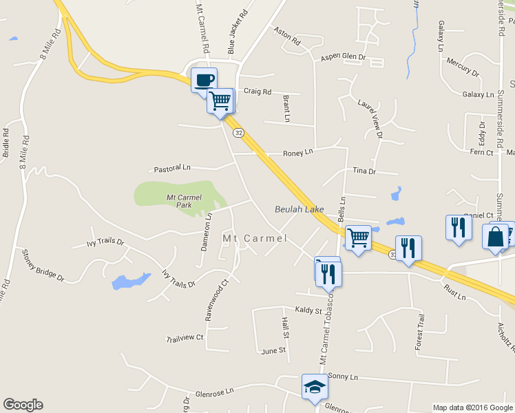 map of restaurants, bars, coffee shops, grocery stores, and more near 478 Old State Route 74 in Cincinnati