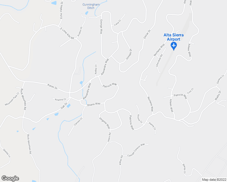 map of restaurants, bars, coffee shops, grocery stores, and more near 16447 Patricia Way in Grass Valley