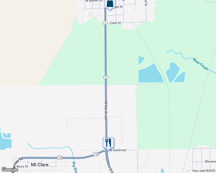 map of restaurants, bars, coffee shops, grocery stores, and more near 2010 Staunton Road in Gillespie