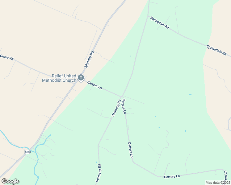 map of restaurants, bars, coffee shops, grocery stores, and more near 950 Carters Lane in Winchester