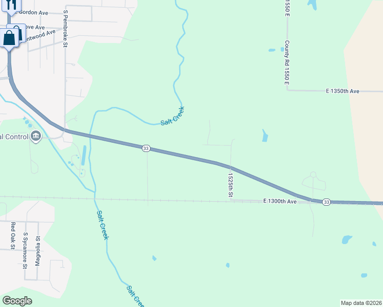 map of restaurants, bars, coffee shops, grocery stores, and more near 1726 South Willow Street in Effingham