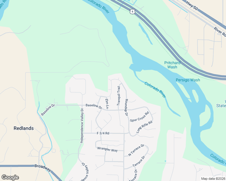 map of restaurants, bars, coffee shops, grocery stores, and more near 705 Tranquil Trail in Grand Junction