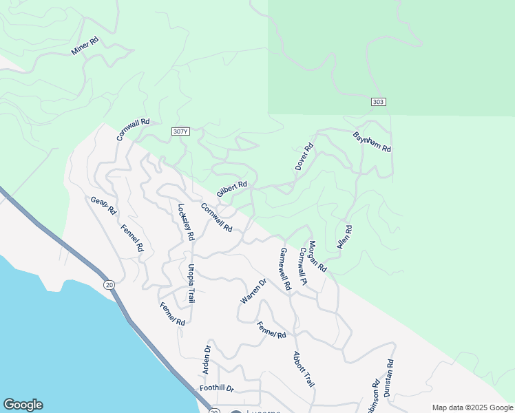 map of restaurants, bars, coffee shops, grocery stores, and more near 5572 Marian Drive in Lucerne