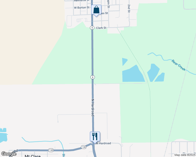map of restaurants, bars, coffee shops, grocery stores, and more near 2010 Staunton Road in Gillespie