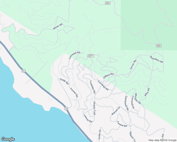 map of restaurants, bars, coffee shops, grocery stores, and more near 5697 Cornwall Road in Lucerne