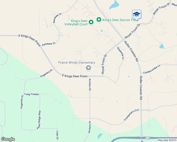 map of restaurants, bars, coffee shops, grocery stores, and more near 790 East Kings Deer Point in Monument