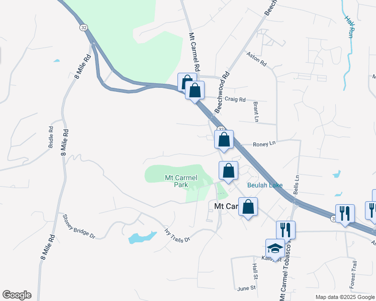 map of restaurants, bars, coffee shops, grocery stores, and more near 8690 Pastoral Lane in Cincinnati