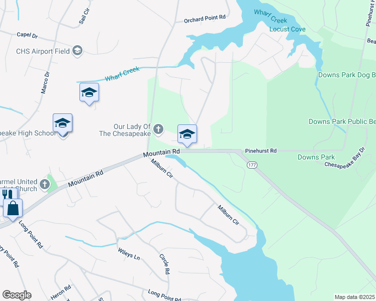 map of restaurants, bars, coffee shops, grocery stores, and more near 4804 Mountain Road in Pasadena
