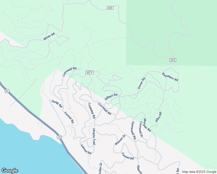 map of restaurants, bars, coffee shops, grocery stores, and more near 5857 Stanhope Road in Lucerne