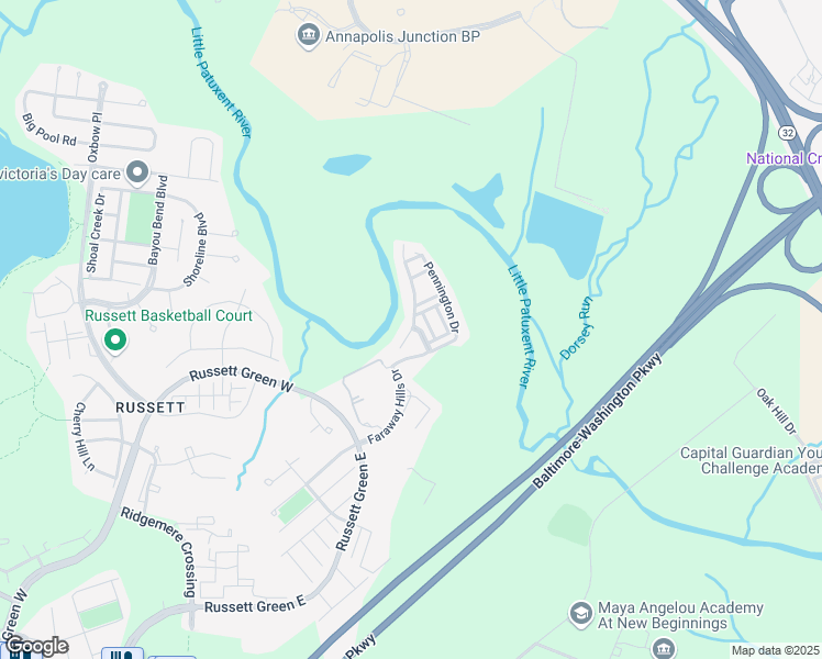 map of restaurants, bars, coffee shops, grocery stores, and more near 8127 Mississippi Road in Laurel