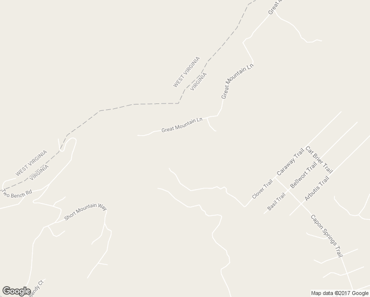 map of restaurants, bars, coffee shops, grocery stores, and more near 1851 Great Mountain Lane in Winchester
