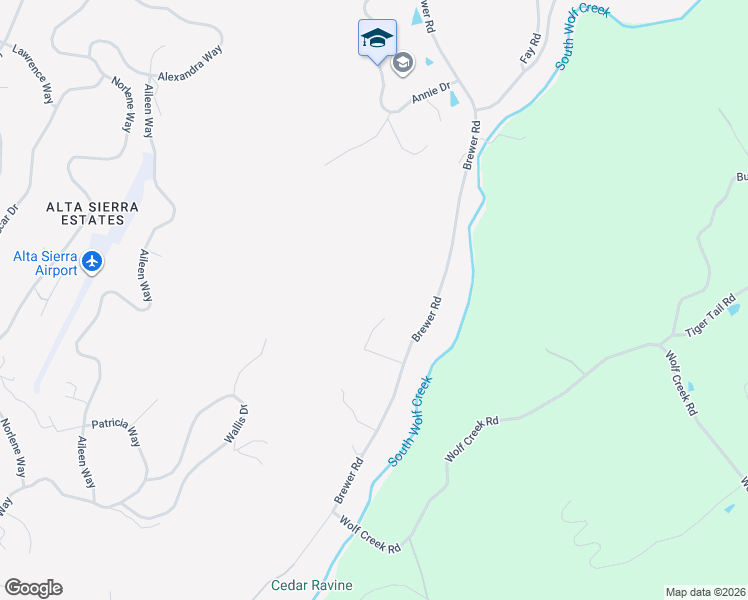 map of restaurants, bars, coffee shops, grocery stores, and more near 17054 Brewer Road in Grass Valley