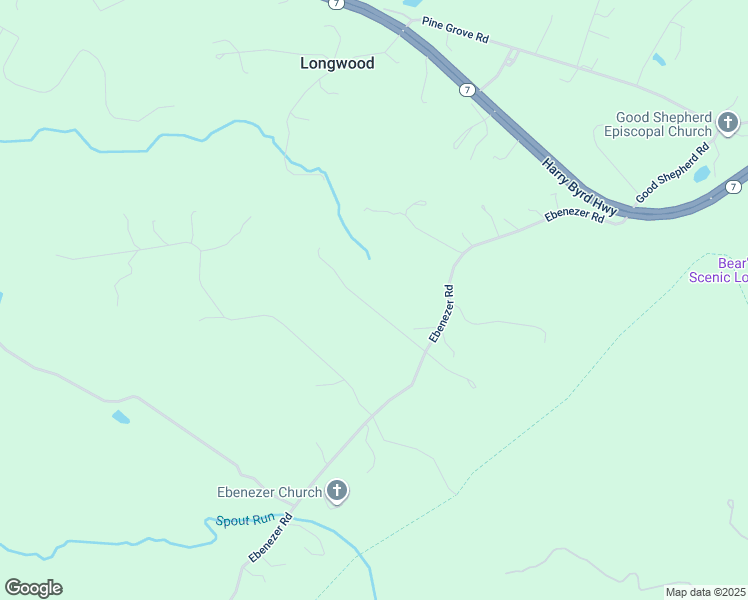 map of restaurants, bars, coffee shops, grocery stores, and more near 160 Vita Bella Lane in Bluemont