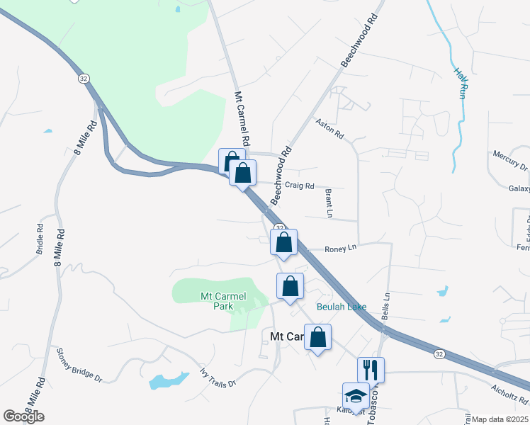 map of restaurants, bars, coffee shops, grocery stores, and more near 275 Cincinnati-Batavia Pike in Cincinnati