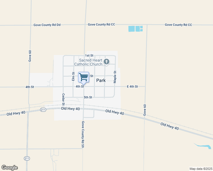 map of restaurants, bars, coffee shops, grocery stores, and more near 301-309 3rd Street in Park