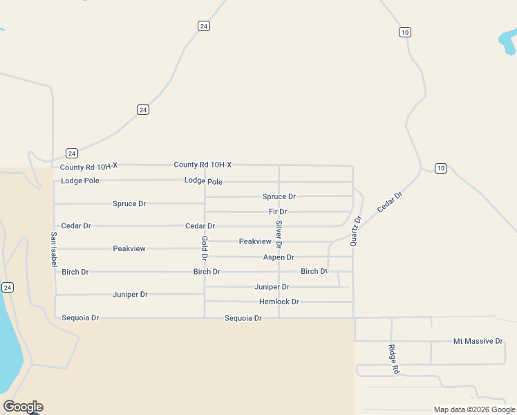 map of restaurants, bars, coffee shops, grocery stores, and more near 305 Fir Drive in Twin Lakes
