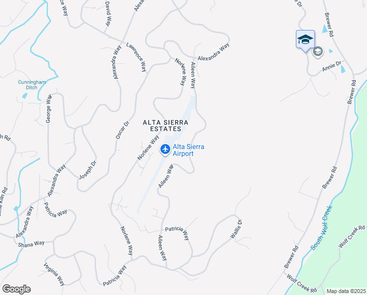 map of restaurants, bars, coffee shops, grocery stores, and more near 18215 Jamie Lee Court in Grass Valley