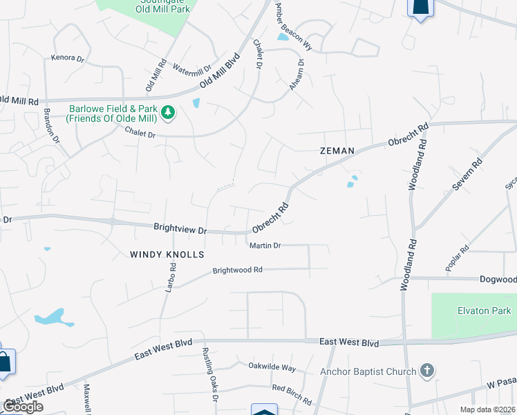 map of restaurants, bars, coffee shops, grocery stores, and more near 406 Kosmill Drive in Millersville