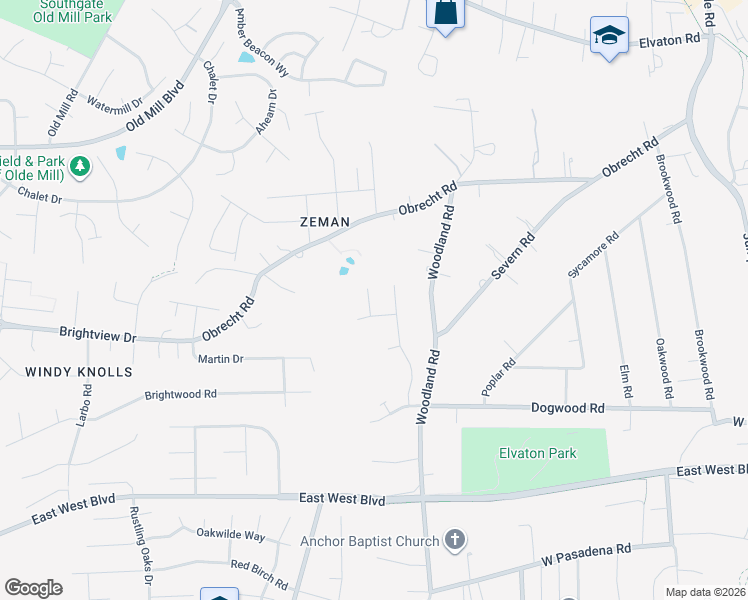 map of restaurants, bars, coffee shops, grocery stores, and more near 8205 Derrymore Court in Millersville