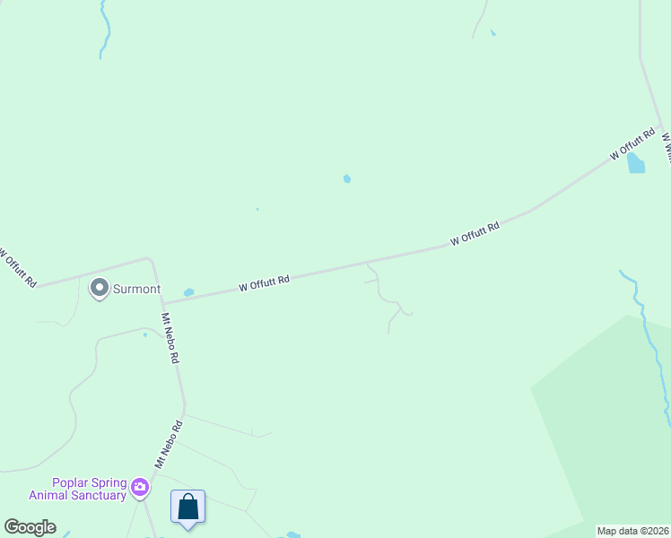 map of restaurants, bars, coffee shops, grocery stores, and more near 20900 West Offutt Road in Poolesville