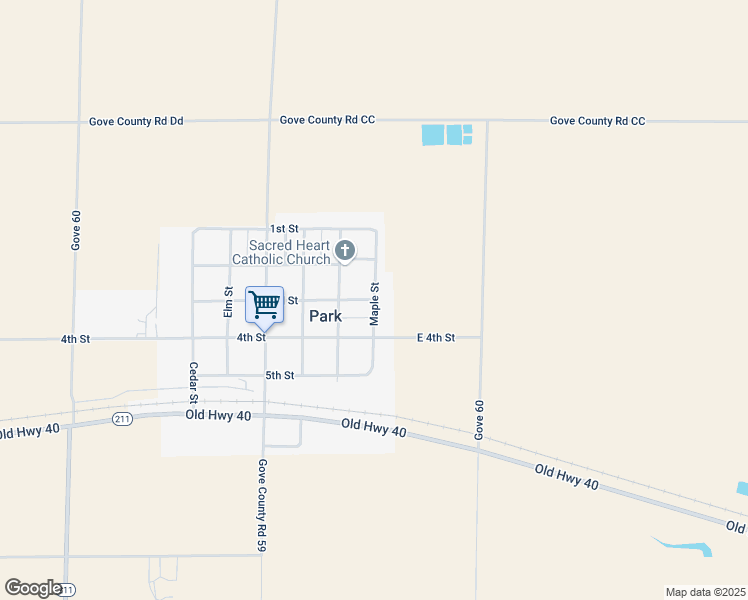map of restaurants, bars, coffee shops, grocery stores, and more near 301 3rd Street in Park