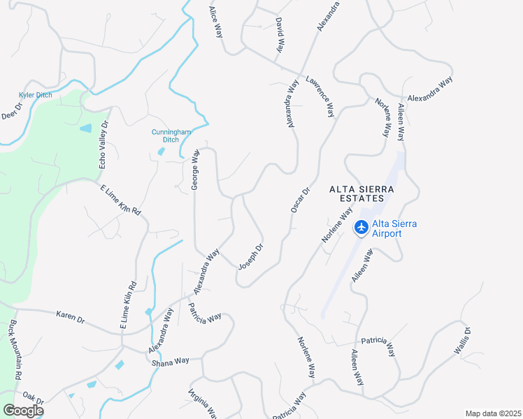 map of restaurants, bars, coffee shops, grocery stores, and more near 18615 Joseph Drive in Grass Valley