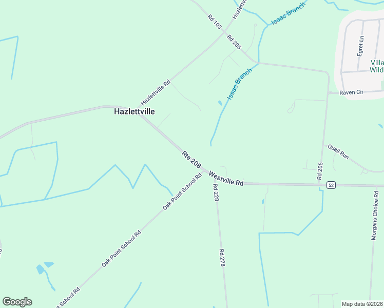 map of restaurants, bars, coffee shops, grocery stores, and more near 6835 Westville Road in Hartly