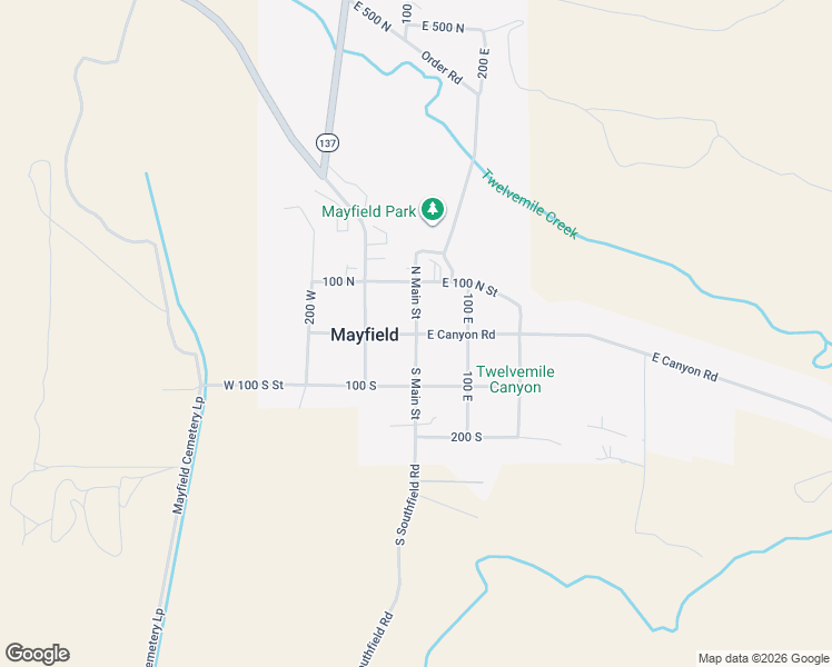 map of restaurants, bars, coffee shops, grocery stores, and more near 11 South Main Street in Manti