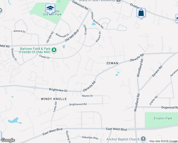 map of restaurants, bars, coffee shops, grocery stores, and more near 8261 Kippis Road in Glen Burnie