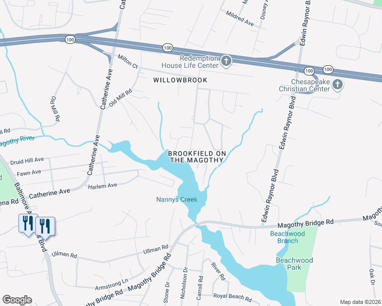 map of restaurants, bars, coffee shops, grocery stores, and more near 328 Oakdale Rd in Pasadena