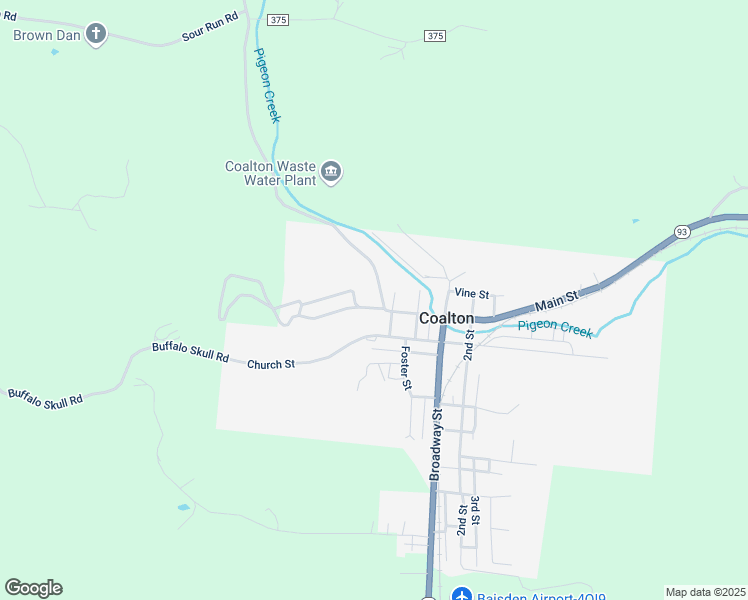 map of restaurants, bars, coffee shops, grocery stores, and more near 92W Main Street in Wellston
