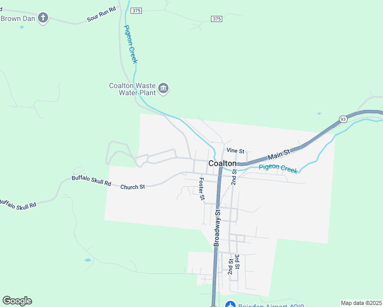 map of restaurants, bars, coffee shops, grocery stores, and more near 92W Main Street in Wellston