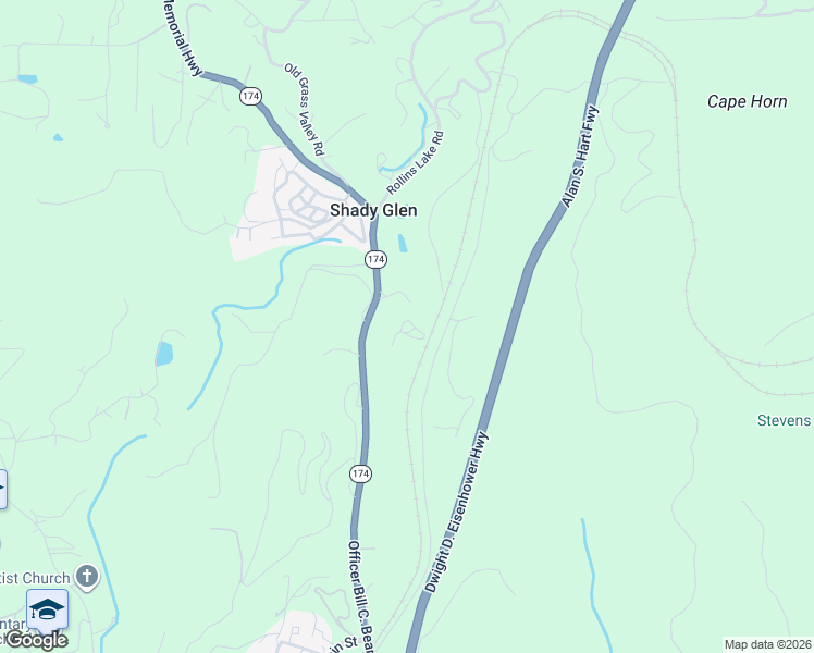 map of restaurants, bars, coffee shops, grocery stores, and more near 1401 California 174 in Colfax