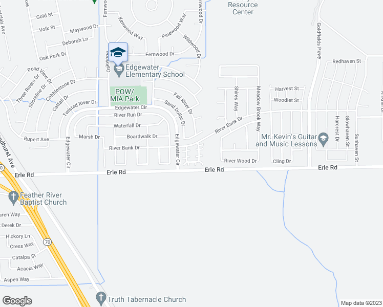 map of restaurants, bars, coffee shops, grocery stores, and more near 5543 Brittany Court in Linda