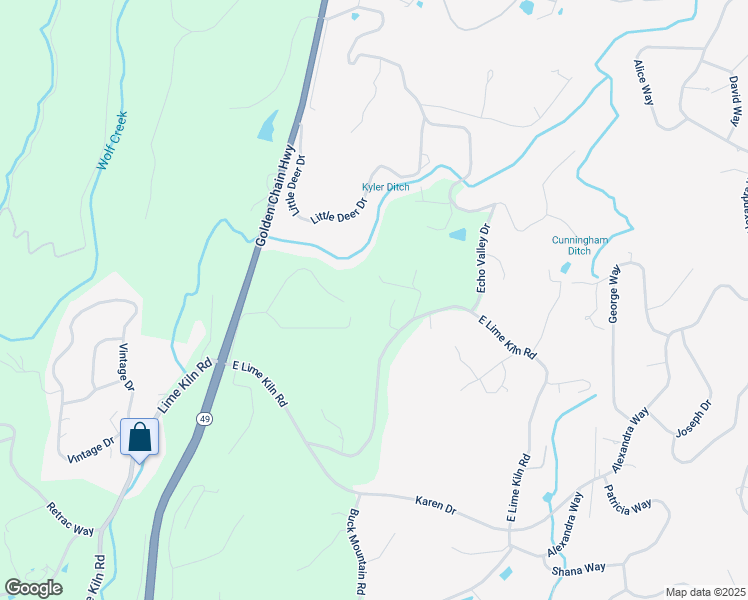 map of restaurants, bars, coffee shops, grocery stores, and more near 17153 Bar Paw Place in Grass Valley