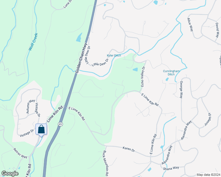 map of restaurants, bars, coffee shops, grocery stores, and more near 17153 Bar Paw Place in Grass Valley
